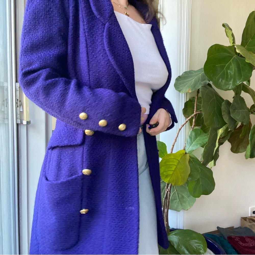 Chanel Boutique Vintage woven double breasted jacket - Picture 7 of 10